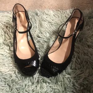 Franco sarto black heels size 8.5